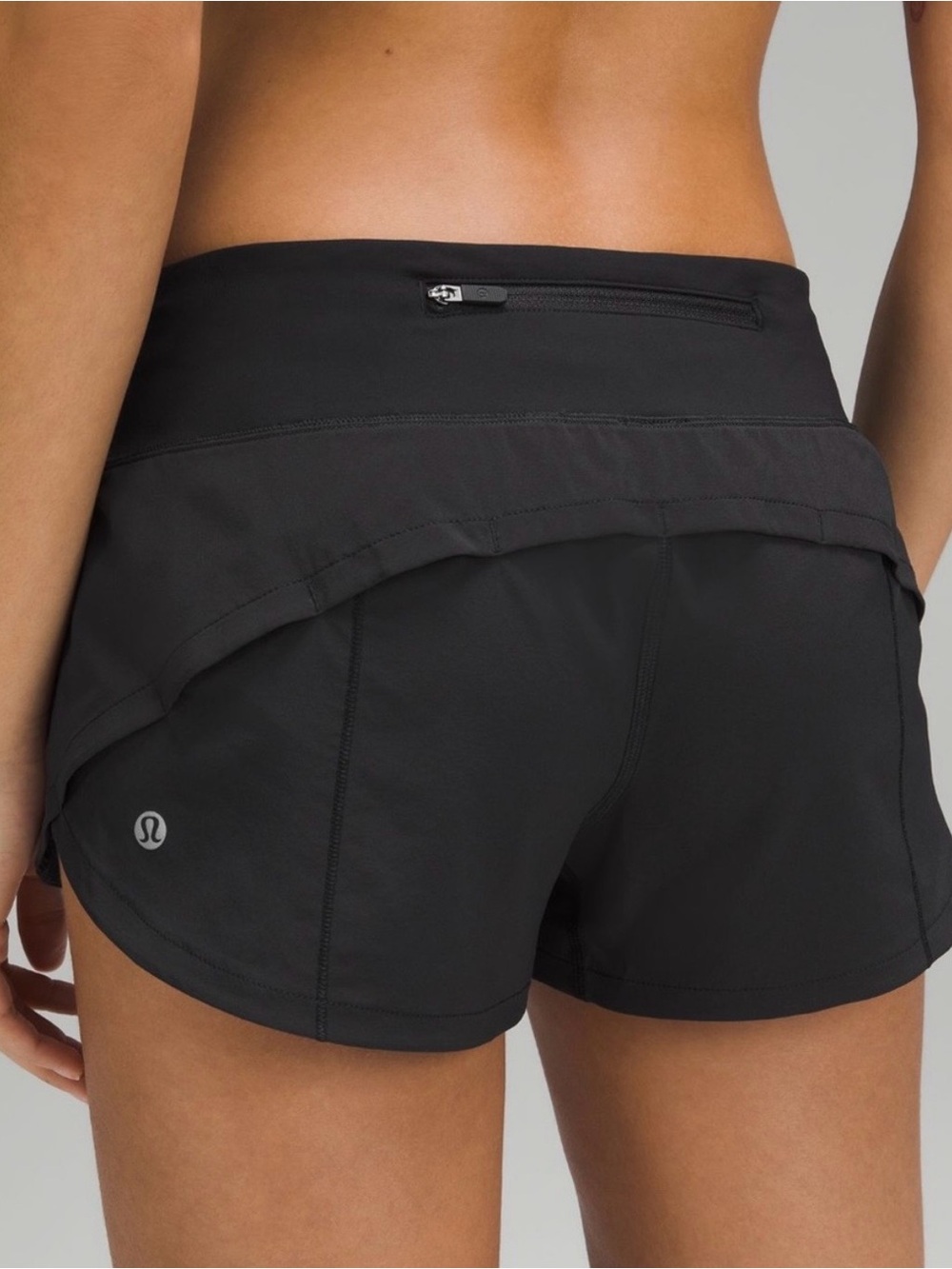Lululemon athletica Black Run/Training Women's Shorts size 4